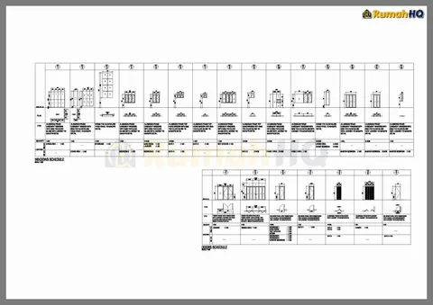 Technical drawing for house RHQ-D1-04, sheet 8 of 9