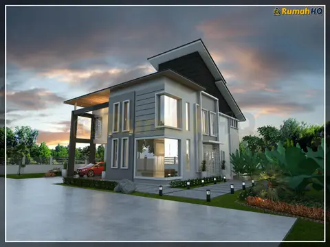 3D view 2 of 5, house RHQ-D1-04 — Bungalow · 2 storey · 4 bed · 4 bath