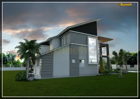 3D view 5 of 5, house RHQ-D1-04 — Bungalow · 2 storey · 4 bed · 4 bath