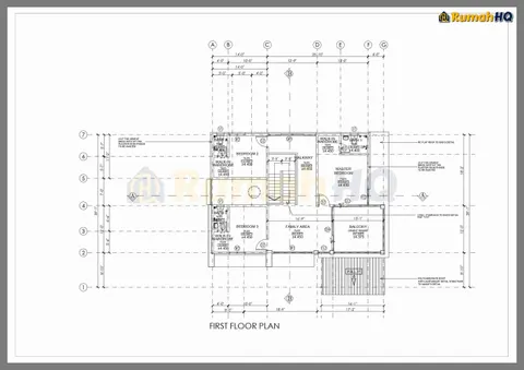 Technical drawing for house RHQ-D1-05, sheet 2 of 15