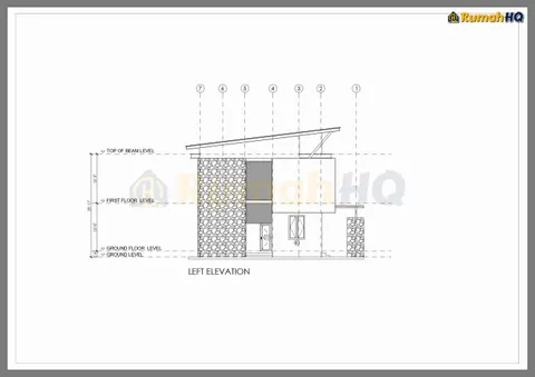 Technical drawing for house RHQ-D1-05, sheet 5 of 15