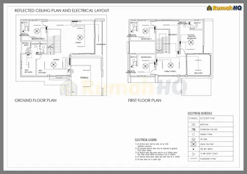 Technical drawing for house RHQ-D1-05, sheet 10 of 15