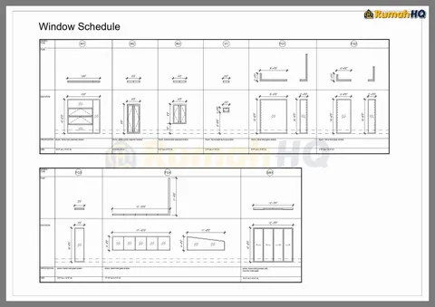 Technical drawing for house RHQ-D1-05, sheet 12 of 15