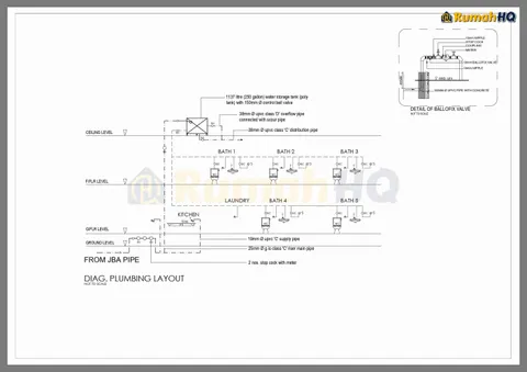 Technical drawing for house RHQ-D1-05, sheet 14 of 15