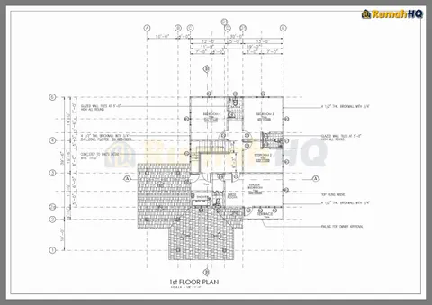 Technical drawing for house RHQ-D1-06, sheet 2 of 14