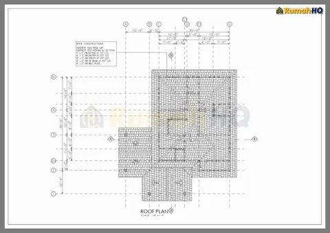 Technical drawing for house RHQ-D1-06, sheet 3 of 14