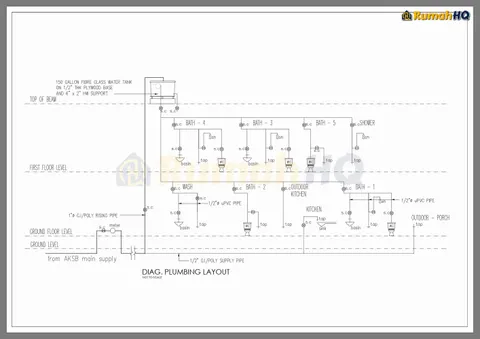 Technical drawing for house RHQ-D1-06, sheet 9 of 14