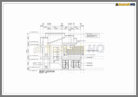 Technical drawing for house RHQ-D1-07, sheet 4 of 17