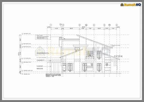 Technical drawing for house RHQ-D1-07, sheet 5 of 17