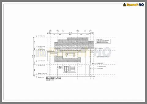 Technical drawing for house RHQ-D1-07, sheet 6 of 17
