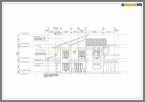 Technical drawing for house RHQ-D1-07, sheet 7 of 17