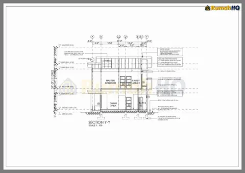 Technical drawing for house RHQ-D1-07, sheet 9 of 17