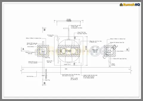 Technical drawing for house RHQ-D1-07, sheet 14 of 17