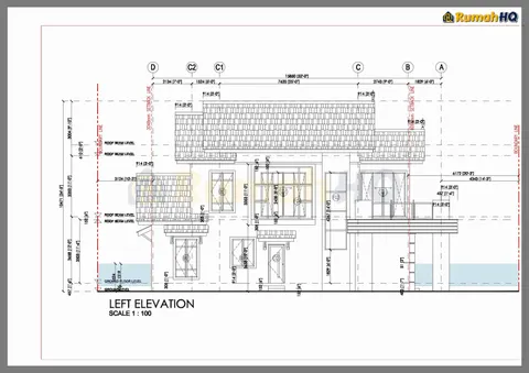 Technical drawing for house RHQ-D1-08, sheet 5 of 12