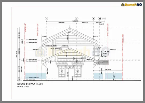 Technical drawing for house RHQ-D1-08, sheet 6 of 12