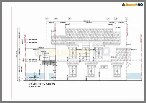 Technical drawing for house RHQ-D1-08, sheet 7 of 12