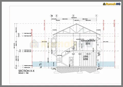 Technical drawing for house RHQ-D1-08, sheet 10 of 12