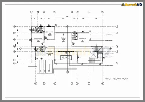 Technical drawing for house RHQ-D1-09, sheet 2 of 15