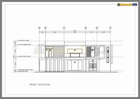Technical drawing for house RHQ-D1-09, sheet 4 of 15