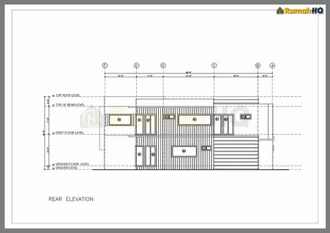 Technical drawing for house RHQ-D1-09, sheet 5 of 15