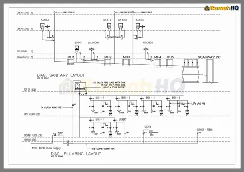 Technical drawing for house RHQ-D1-09, sheet 14 of 15