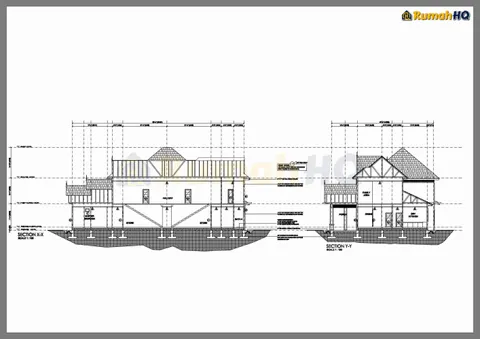 Technical drawing for house RHQ-D1-10, sheet 9 of 10
