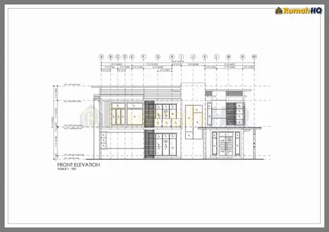 Technical drawing for house RHQ-D1-11, sheet 6 of 13