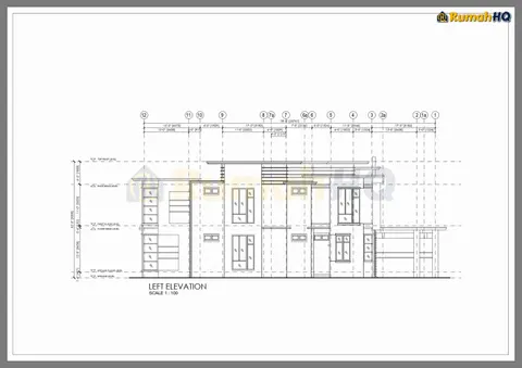Technical drawing for house RHQ-D1-11, sheet 7 of 13