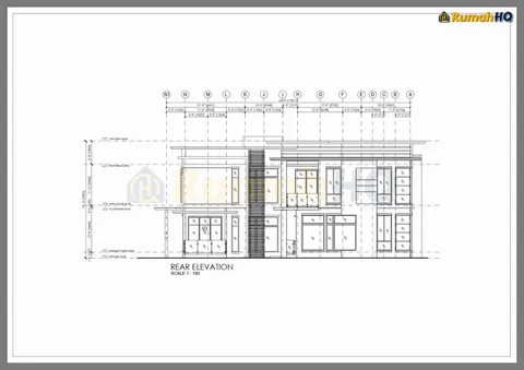 Technical drawing for house RHQ-D1-11, sheet 9 of 13