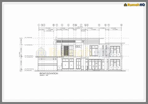 Technical drawing for house RHQ-D1-11, sheet 10 of 13