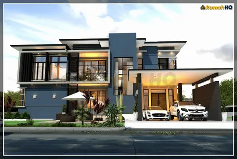 3D view 2 of 5, house RHQ-D1-11 — Bungalow · 2 storey · 6 bed · 5 bath