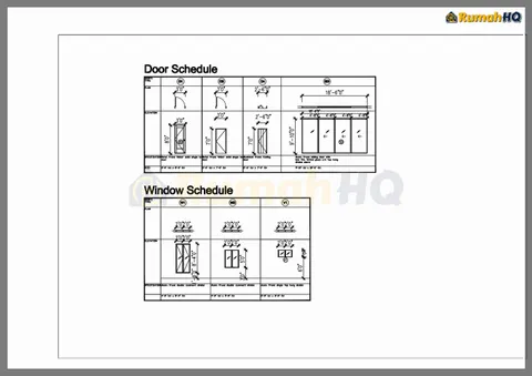 Technical drawing for house RHQ-D1-12, sheet 7 of 14