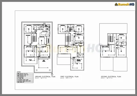 Technical drawing for house RHQ-D1-12, sheet 8 of 14