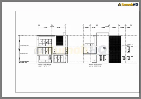Technical drawing for house RHQ-D1-12, sheet 9 of 14