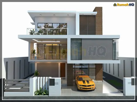 3D view 1 of 5, house RHQ-D1-12 — Bungalow · 2 storey · 5 bed · 7 bath