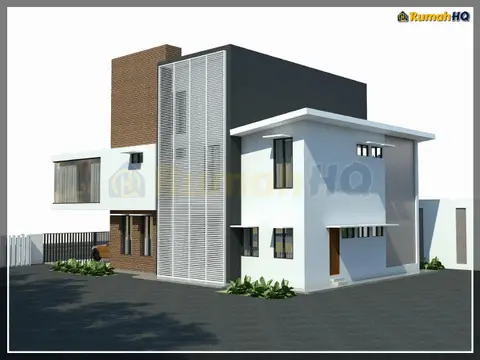 3D view 3 of 5, house RHQ-D1-12 — Bungalow · 2 storey · 5 bed · 7 bath