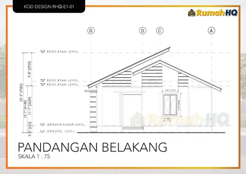 Technical drawing for house RHQ-E1-01, sheet 7 of 11