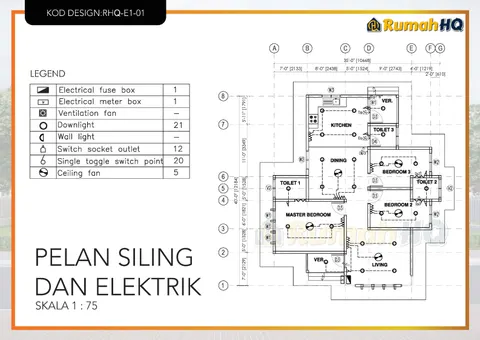 Technical drawing for house RHQ-E1-01, sheet 10 of 11