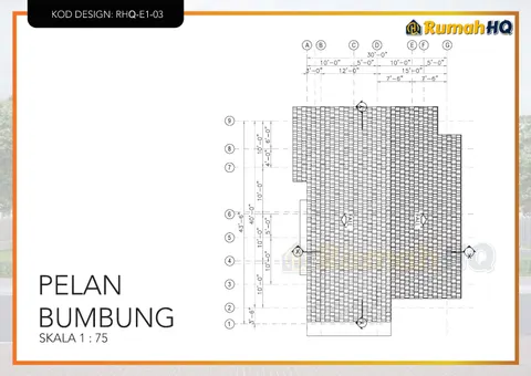 Technical drawing for house RHQ-E1-03, sheet 2 of 12