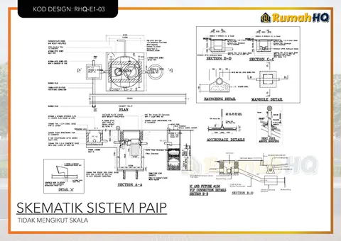 Technical drawing for house RHQ-E1-03, sheet 12 of 12