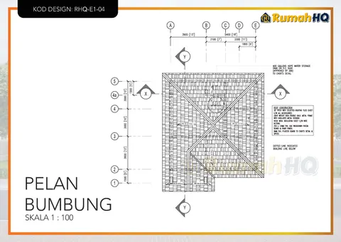 Technical drawing for house RHQ-E1-04, sheet 2 of 13