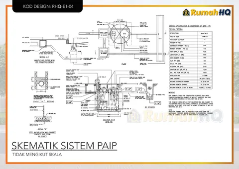 Technical drawing for house RHQ-E1-04, sheet 12 of 13