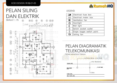 Technical drawing for house RHQ-E1-05, sheet 10 of 13