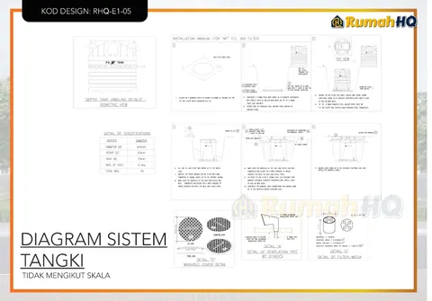 Technical drawing for house RHQ-E1-05, sheet 13 of 13