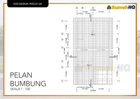 Technical drawing for house RHQ-E1-08, sheet 2 of 13