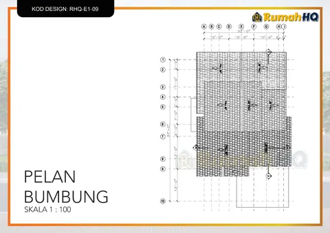Technical drawing for house RHQ-E1-09, sheet 2 of 13
