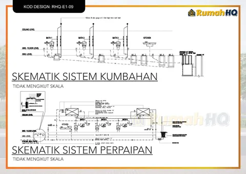 Technical drawing for house RHQ-E1-09, sheet 11 of 13