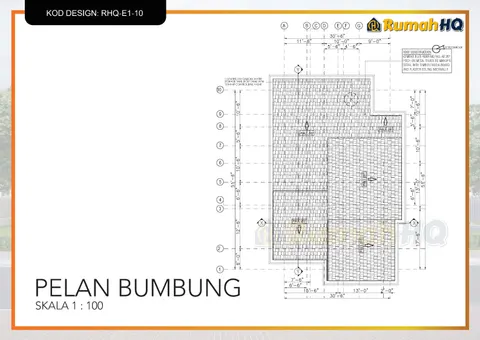 Technical drawing for house RHQ-E1-10, sheet 2 of 11