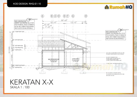 Technical drawing for house RHQ-E1-10, sheet 3 of 11