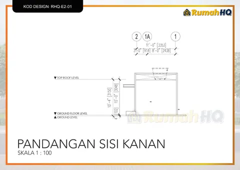 Technical drawing for house RHQ-E2-01, sheet 6 of 13